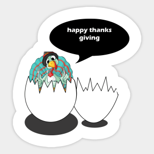 Happy Thanksgiving Sticker